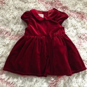 NWT H&M 4-6 Month Velvet Holiday Dress